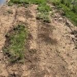 Paver steps/rock bed