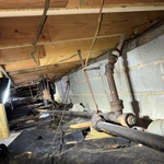 Old drainage pipe