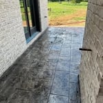 Patio stamping