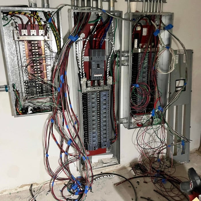 Install 600 amp panel