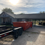Dumpster at location