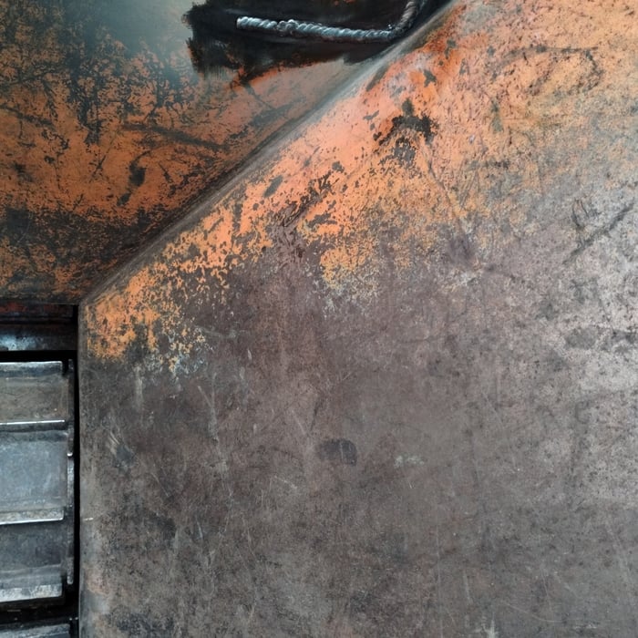 Repair cracks on chipper