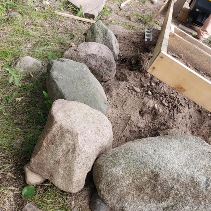 Propane tank footings!
