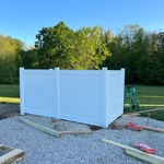 Vinyl fence