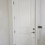 Doors installed