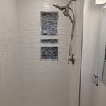 Tile Shower installed