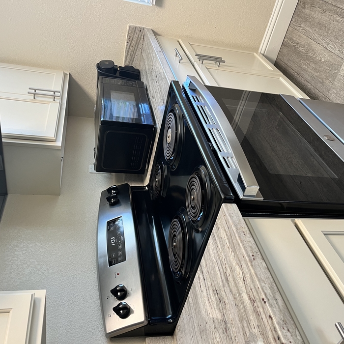Clean kitchen.