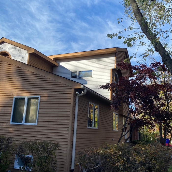 Cedar Siding Repair & Replacement and Staining Project