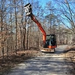 Driveway mulching