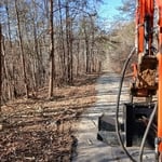 Driveway mulching