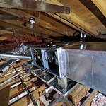 New furnace return plenum and evaporator coil