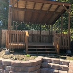 Outdoor music stage