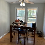 Painted dinning room. Ceiling, walls, trim