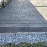 Stamped patio