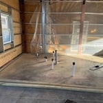 Bathroom and Utility Closet Frame