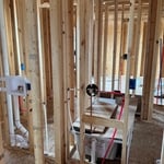 New Plumbing and heat runs