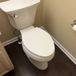 Install new toilet
