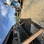 New concrete driveway