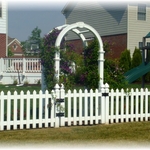 White PVC Picket