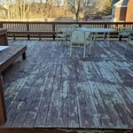 Deck Project Before restoration