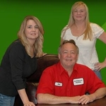Jim with his Daughters Debbie & Angie