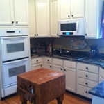 Phase 2 Painted oak kitchen cabinets