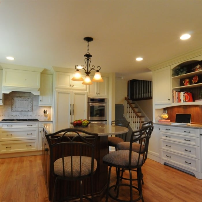 Kitchen of white