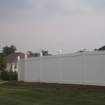 6' High White Lakeland with Gothic Caps