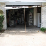 old garage door open