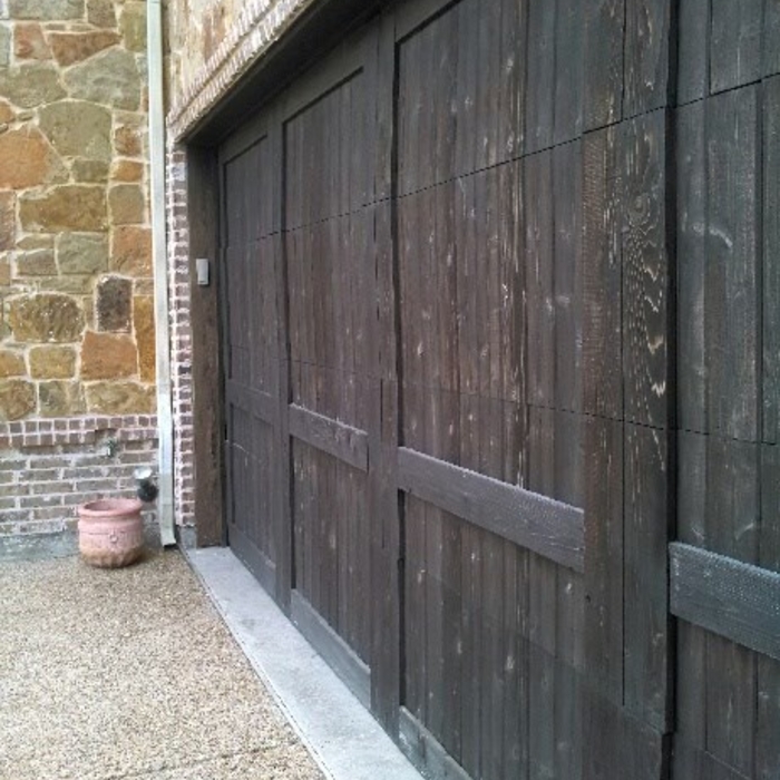 old wood door