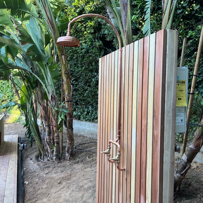 shower and tankless