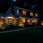 Front Lighting System- uplighting plantings, well lighting, walkway lighting.
