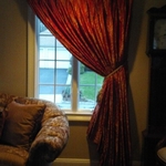 Custom Silk Drapery Lined and Interlined