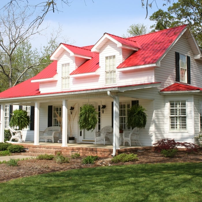 Metal roofs provide energy savings, beauty and protection for your home. Residential metal roofs are available in a wide variety of designs to complement any style home.