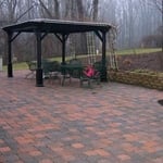 Paver Patio with Pergola