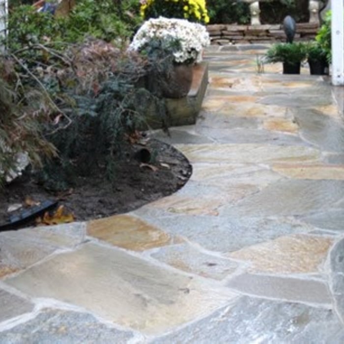Stone Patio and Landing