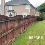 Side fence BEFORE