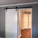 Custom built barn door
