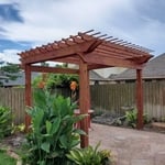 Custom shade arbor
