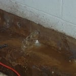 Drilling weep holes