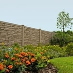 Simtek Fence - Simulated Stone