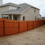New Fence and Stain