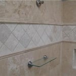 Tumble stone shower