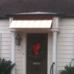 copper awning