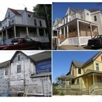 Before and After major renovations