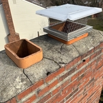 Chimney before we did any work