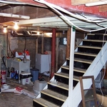 This is where the laundry room will go!