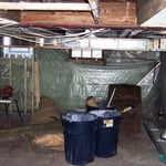 Notice the soffits, walls, and window in this before pic