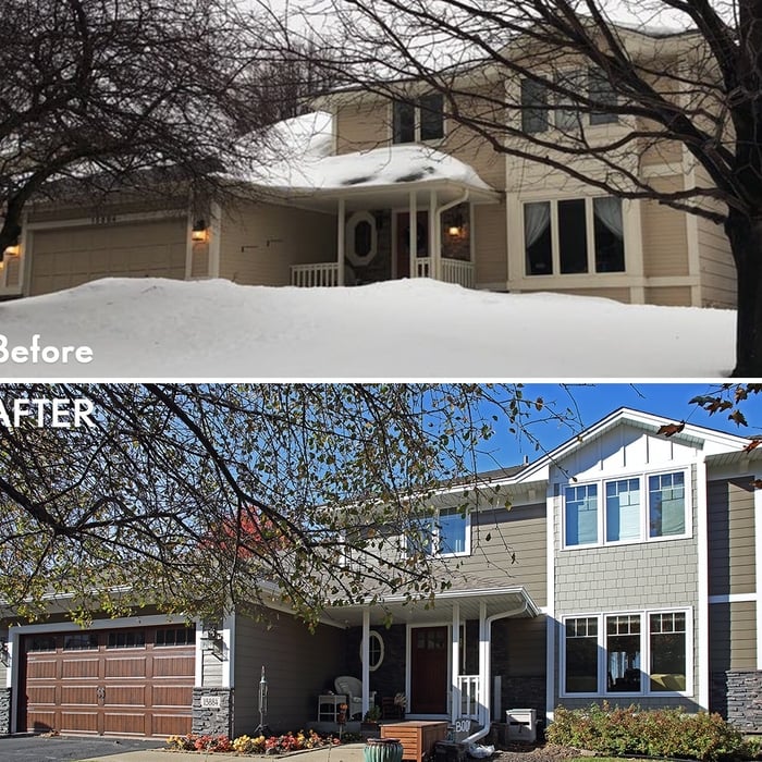 James Hardie HardiePlank Cedarmill Lap Siding, Hardie Board and Batten Siding, and HardieShingle Siding