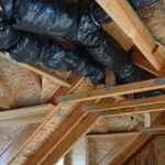 This is another photo prior to adding framing for drywall.